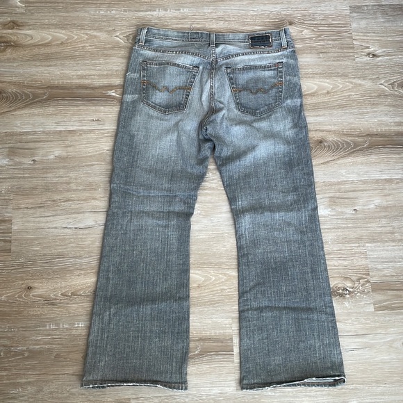AG Adriano Goldschmied the Filllmore Faded Grey Bootcut Denim Pant - 36 x 30 - Picture 4 of 4